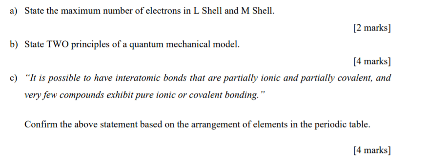 max no of electrons in l shell