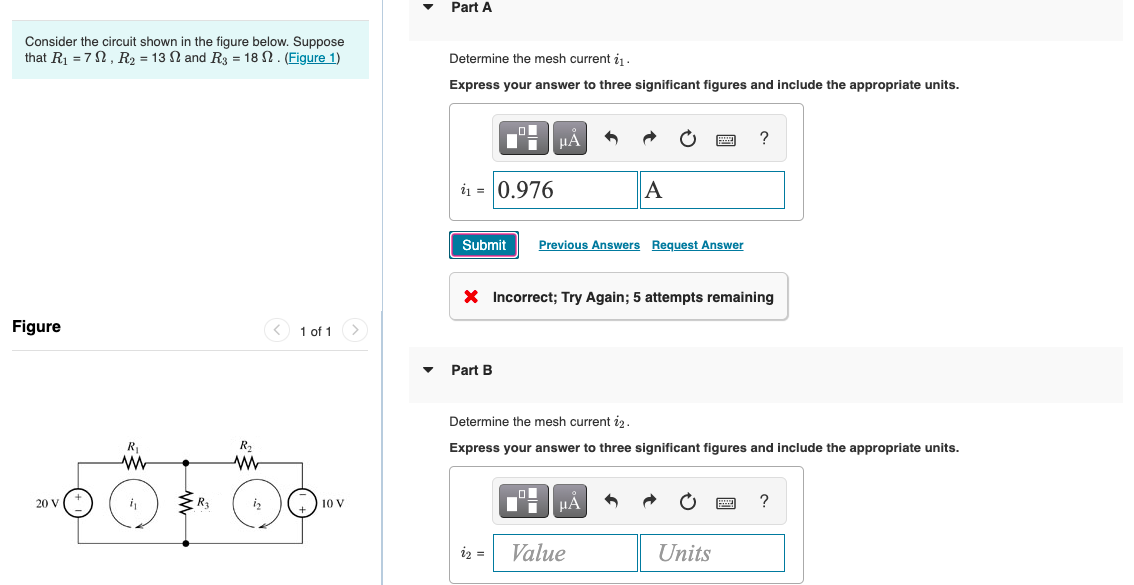 Solved Part A Consider the circuit shown in the figure | Chegg.com