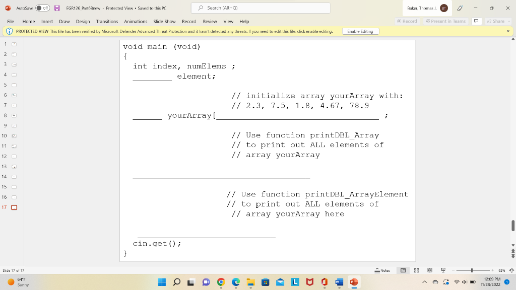 Solved Assignment \ 22 Fill in the blanks and spaces in