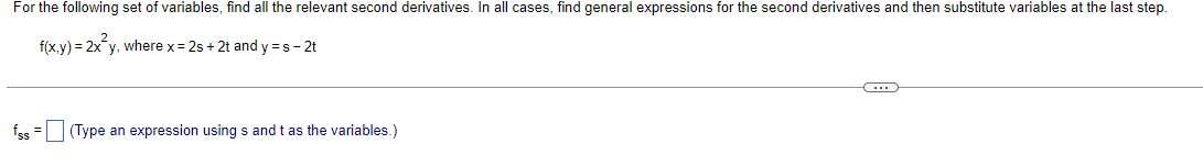 Solved For the following set of variables, find all the | Chegg.com