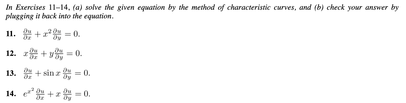 Solved In Exercises 11–14, (a) Solve The Given Equation By | Chegg.com