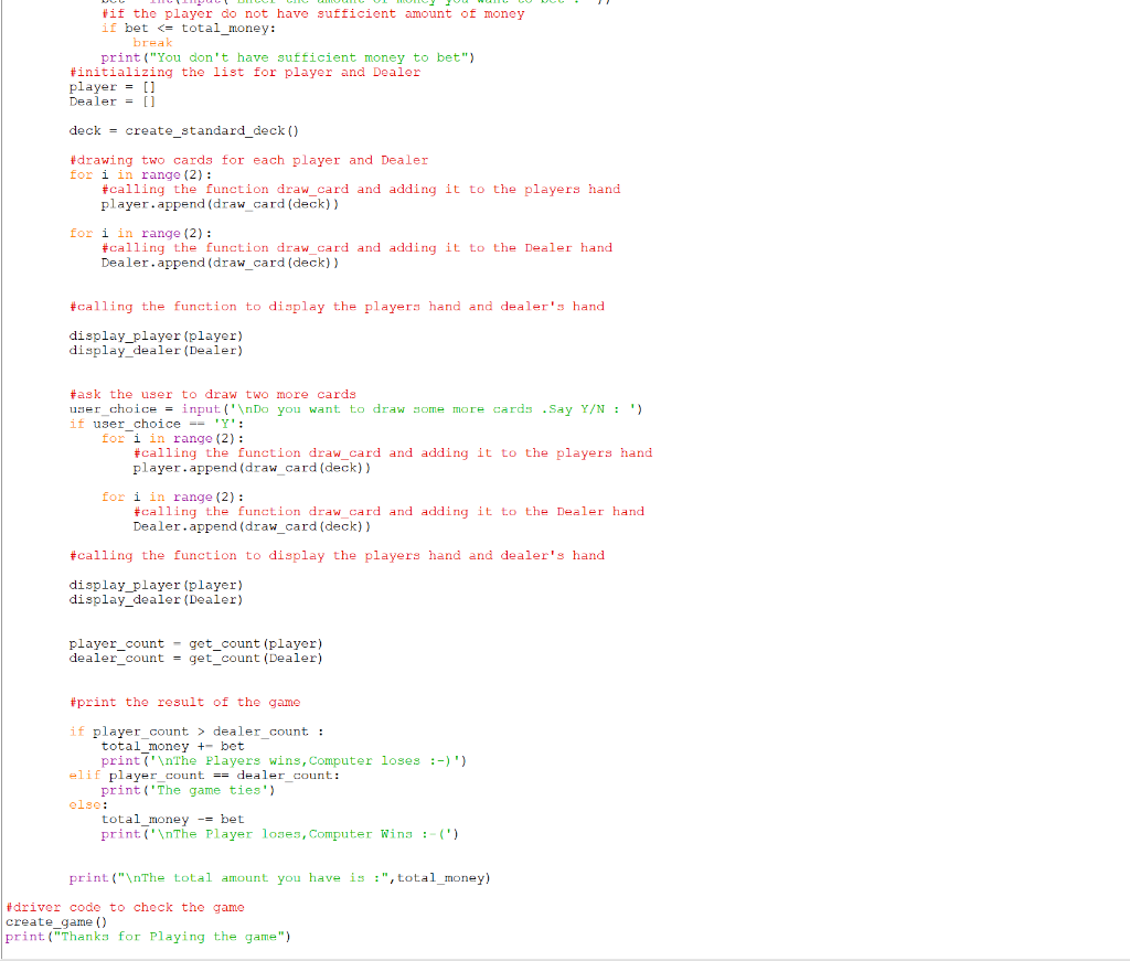 Solved Modify and adjust this Python code to include the | Chegg.com