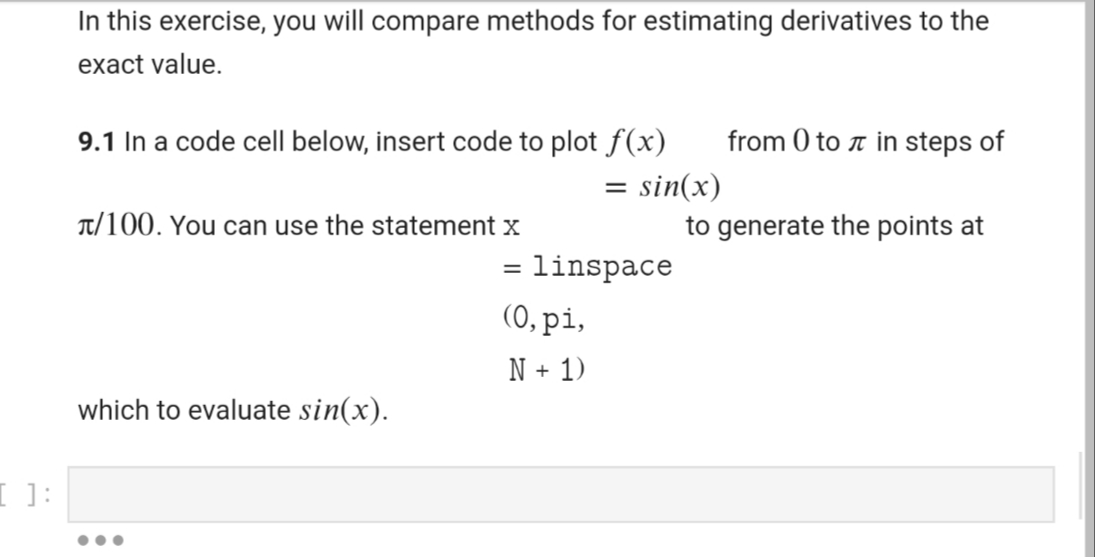 Solved In this exercise, you will compare methods for | Chegg.com