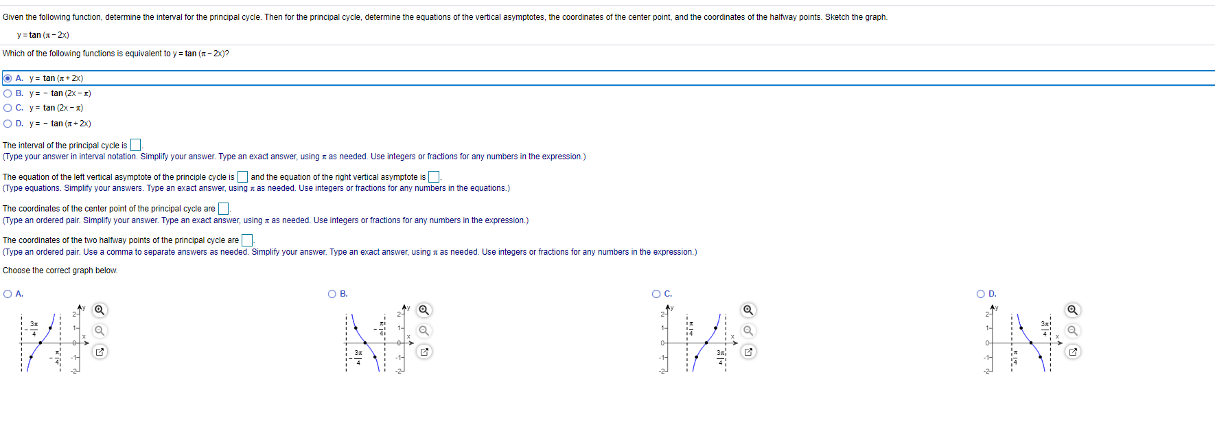 Given The Following Function Determine The Interval Chegg Com