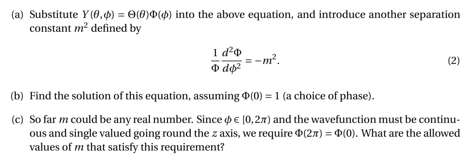 Solved 2. Angular Equation Our discussion of the 3D | Chegg.com