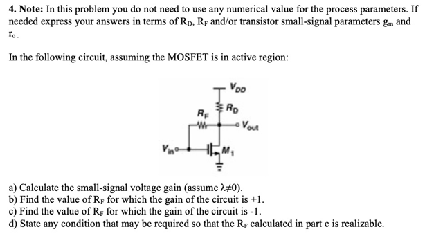Solved 4. Note: In this problem you do not need to use any | Chegg.com