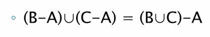 Solved O (B-A)U(C-A) = (BUC)-A | Chegg.com