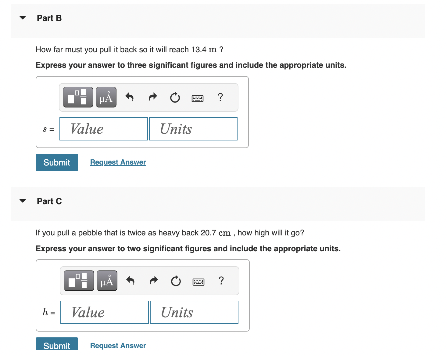 Solved A slingshot obeying Hooke's law is used to launch