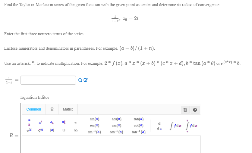 Solved Find The Taylor Or Maclaurin Series Of The Given | Chegg.com