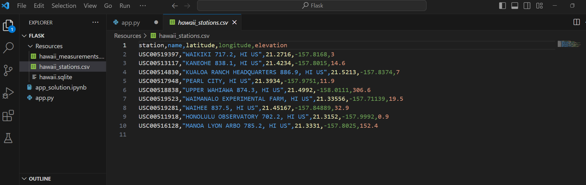 Solved This is about using Flask in VS code. I am able to