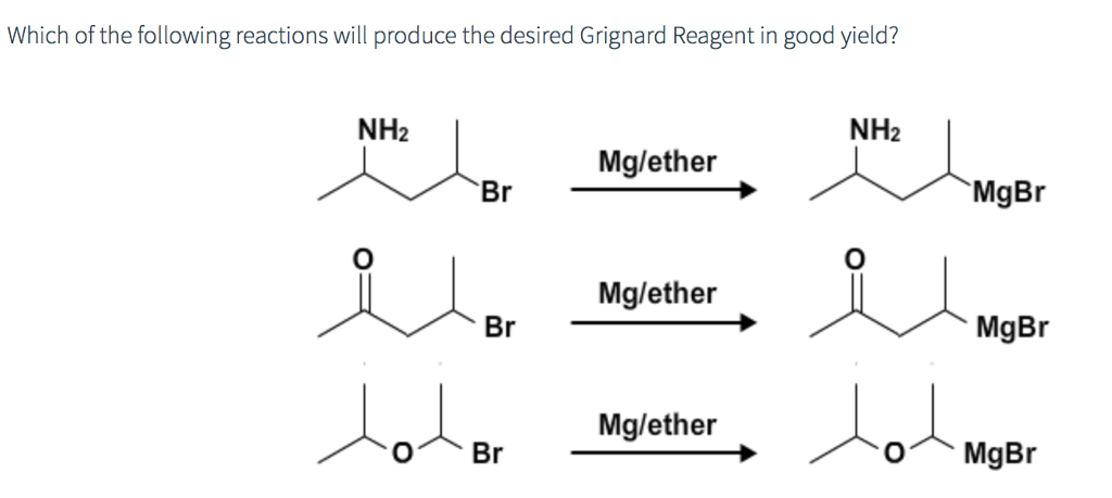 Solved Which Of The Following Reactions Will Produce The 1389