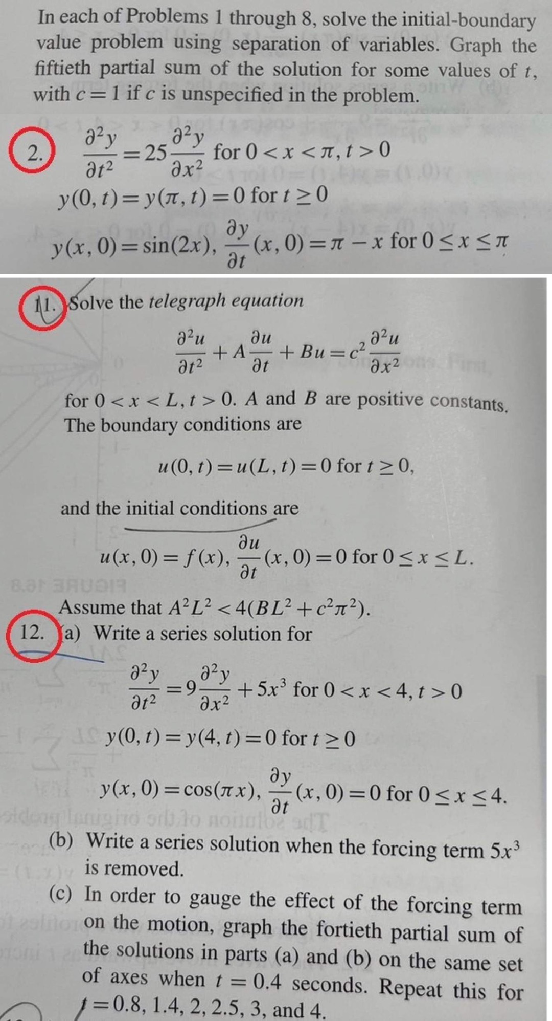 Solved In Each Of Problems 1 Through 8 , Solve The | Chegg.com