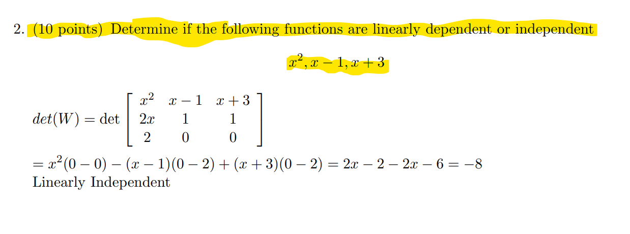Solved The problem provided has a highlighted question and | Chegg.com