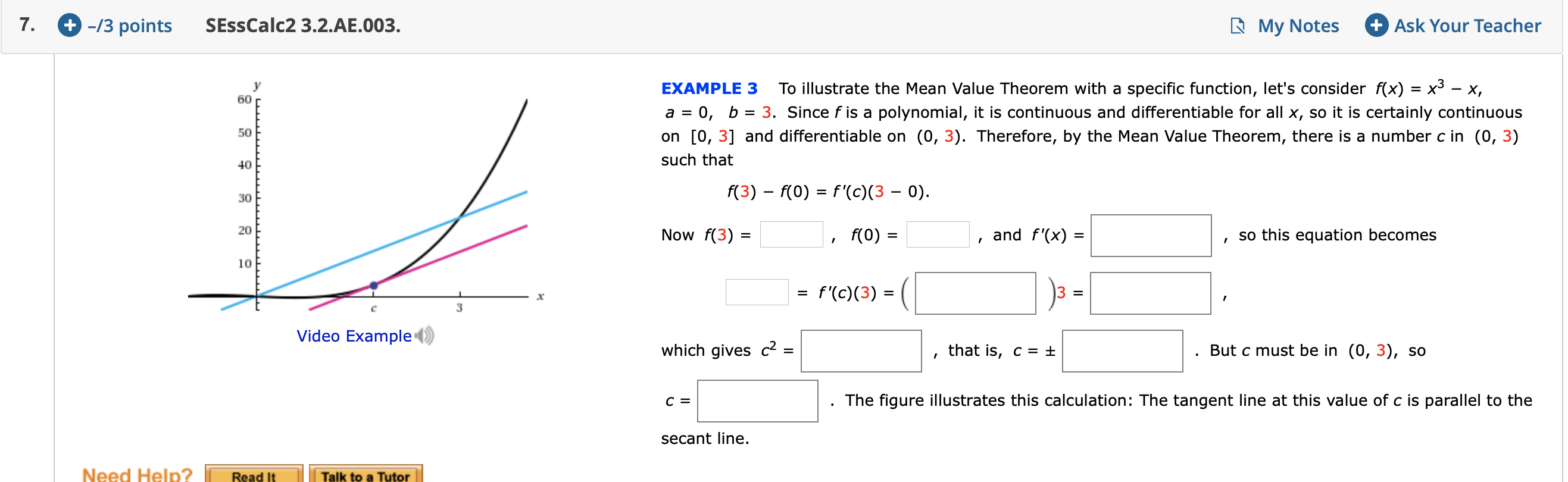 Solved 7 3 Points Sesscalc2 3 2 Ae 003 My Notes A Chegg Com
