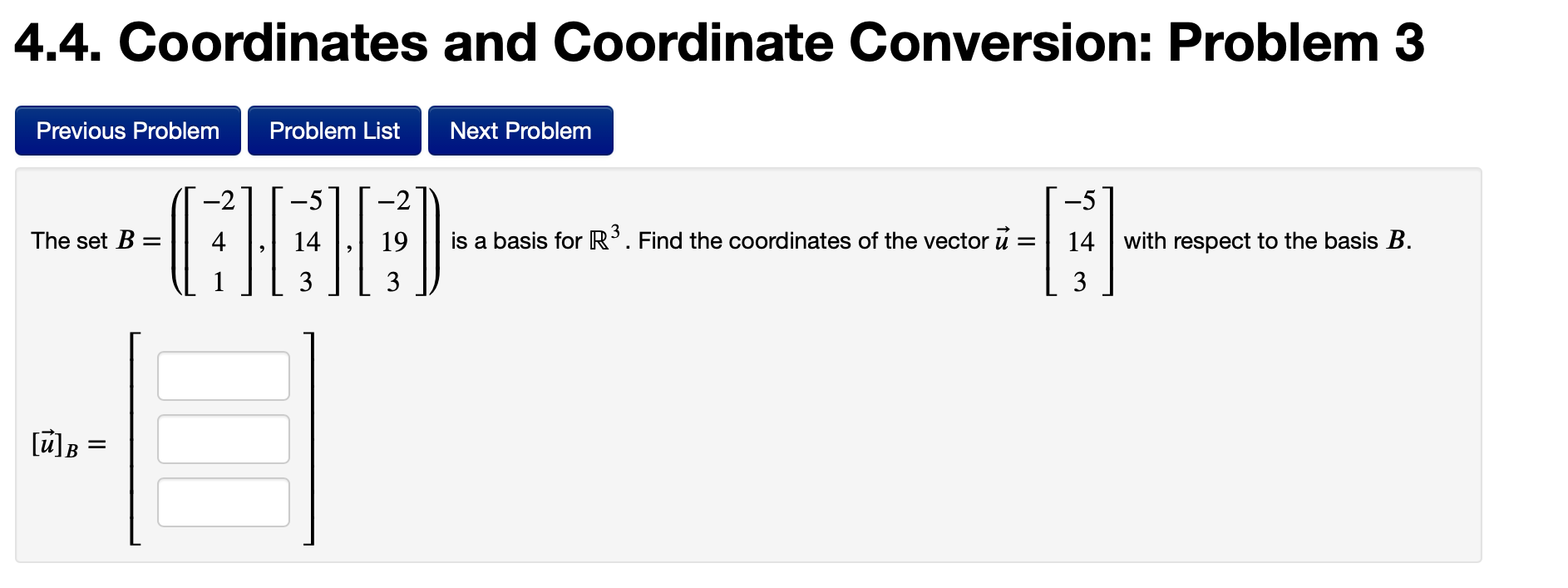 Solved 4.4. Coordinates And Coordinate Conversion: Problem 3 | Chegg.com