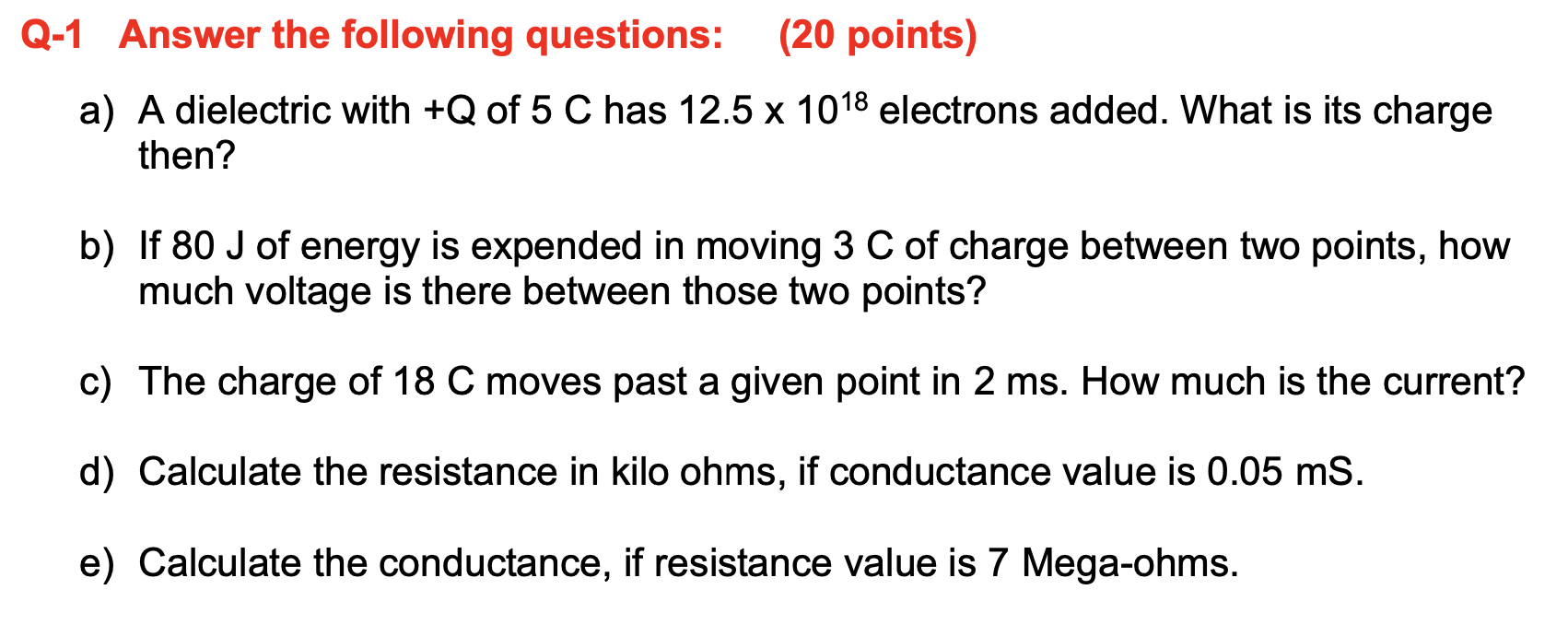 Solved Q 1 Answer The Following Questions Points A Chegg Com