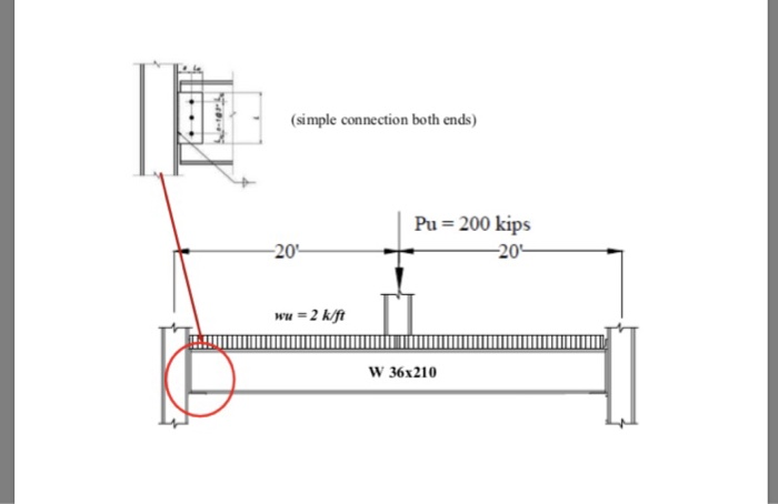 Solved Problem4 A W36x210 can be used for Transfer Girder | Chegg.com