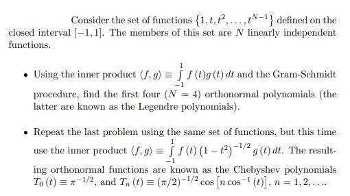 Solved Consider The Set Of Functions Defined On The Close Chegg Com