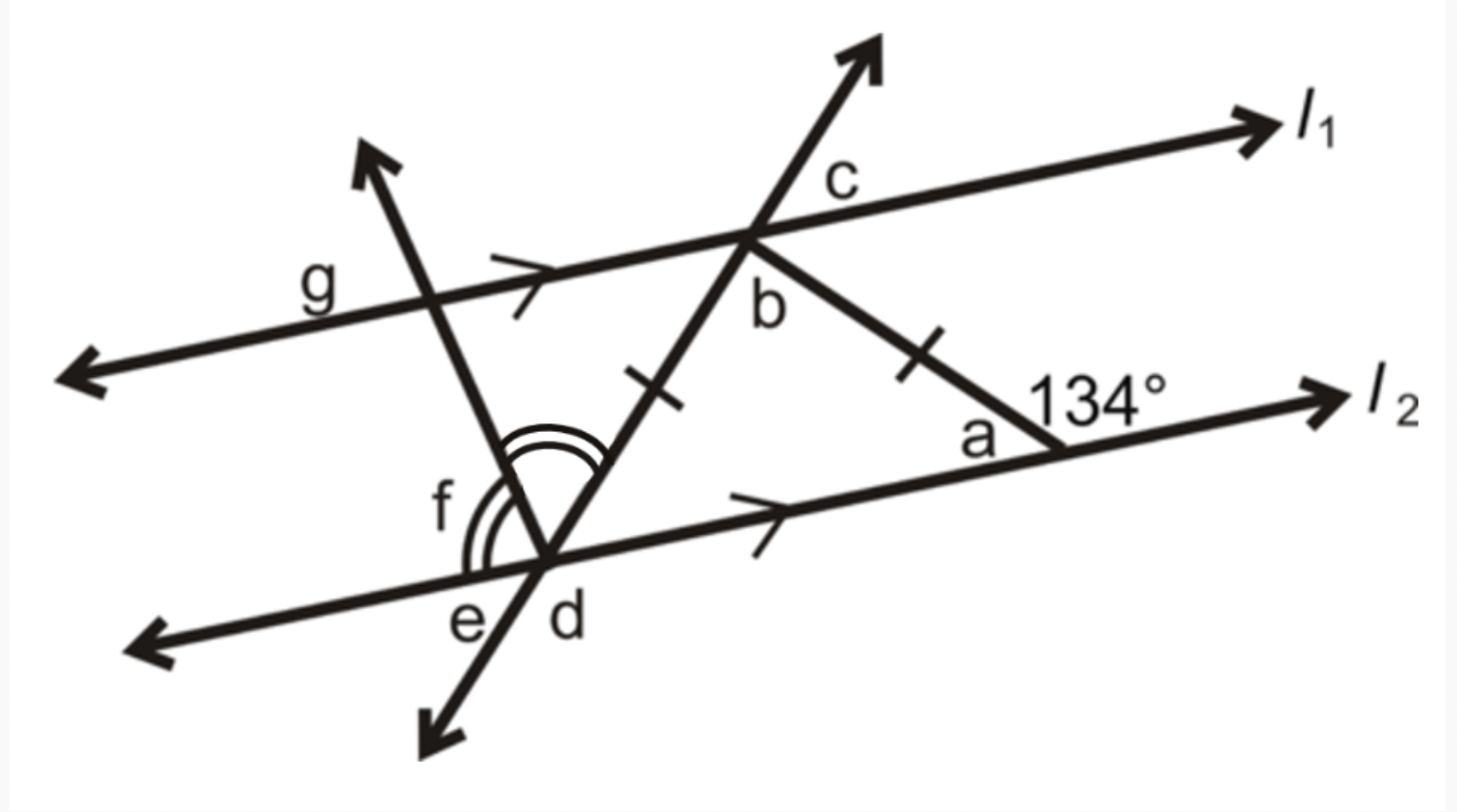 Solved Find the measure of each listed angle. a= | Chegg.com