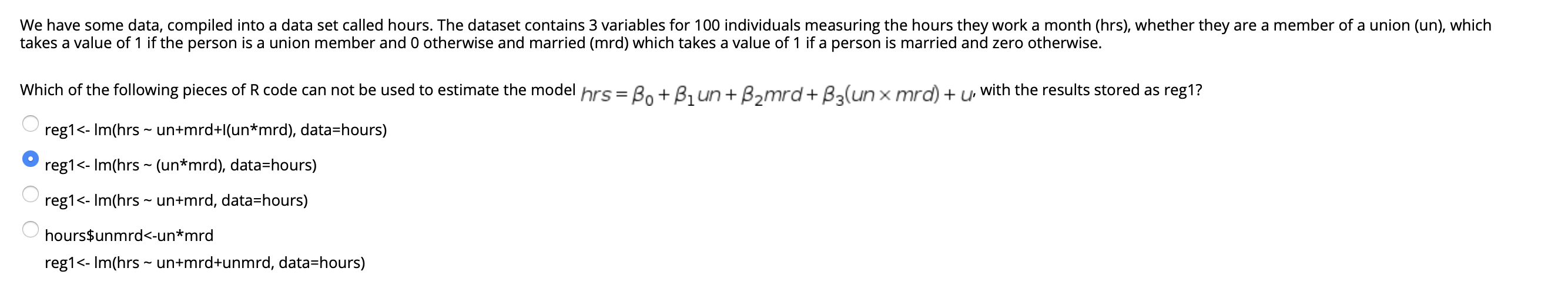 Solved We have some data, compiled into a data set called | Chegg.com