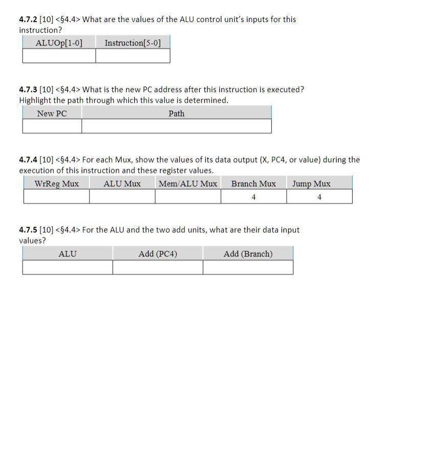 Solved 4.7 In this exercise we examine in detail how an | Chegg.com