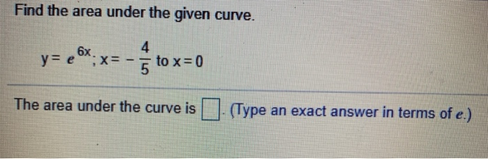 Solved Find the area under the given curve y=-/x + 4; from x | Chegg.com