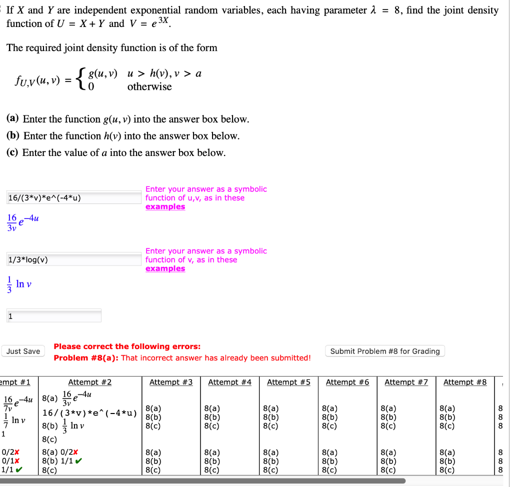 Solved Can You Tell Me Why The Part A Answer Is Wrong Chegg Com