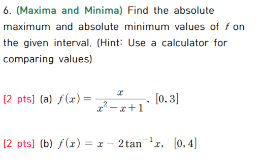 Absolute max deals and min calculator