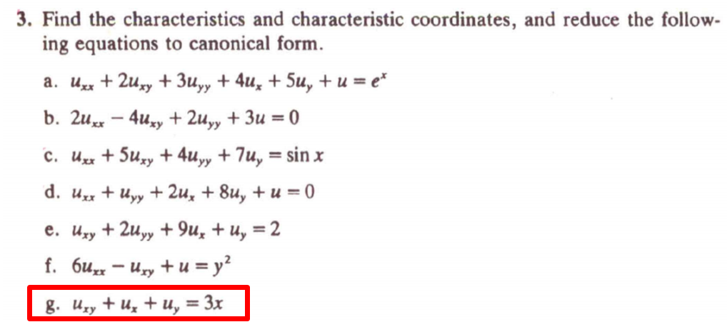 Solved 3. Find the characteristics and characteristic | Chegg.com