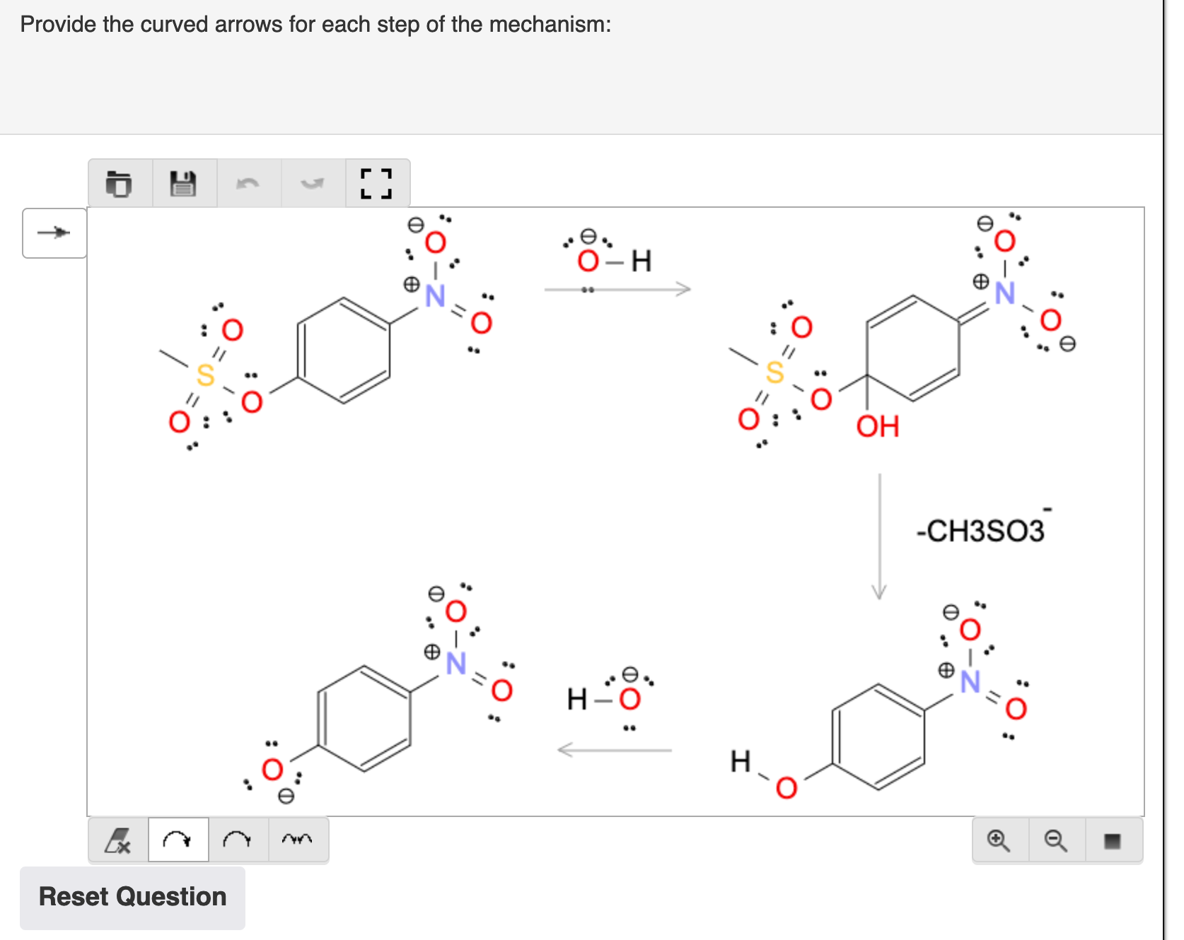 Solved Provide the curved arrows for each step of the | Chegg.com