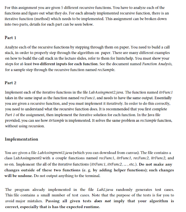 Solved In Java import java.util.*; public class | Chegg.com