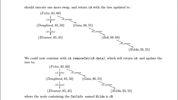 Cat Database Code The database of all cats is represented by a ternary | Chegg.com