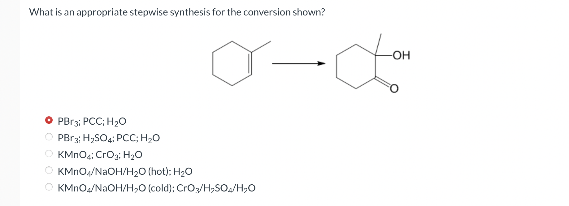 Solved What Is An Appropriate Stepwise Synthesis For The | Chegg.com