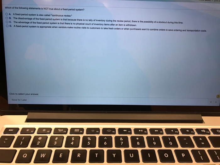 Solved Which of the following statements is NOT true about a | Chegg.com