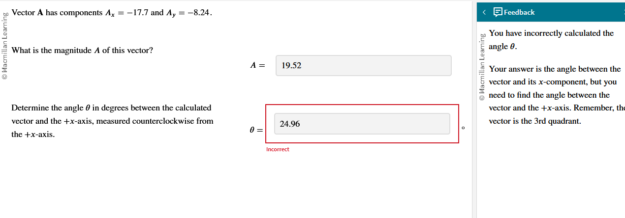Solved I've been able to get the answer for the first | Chegg.com