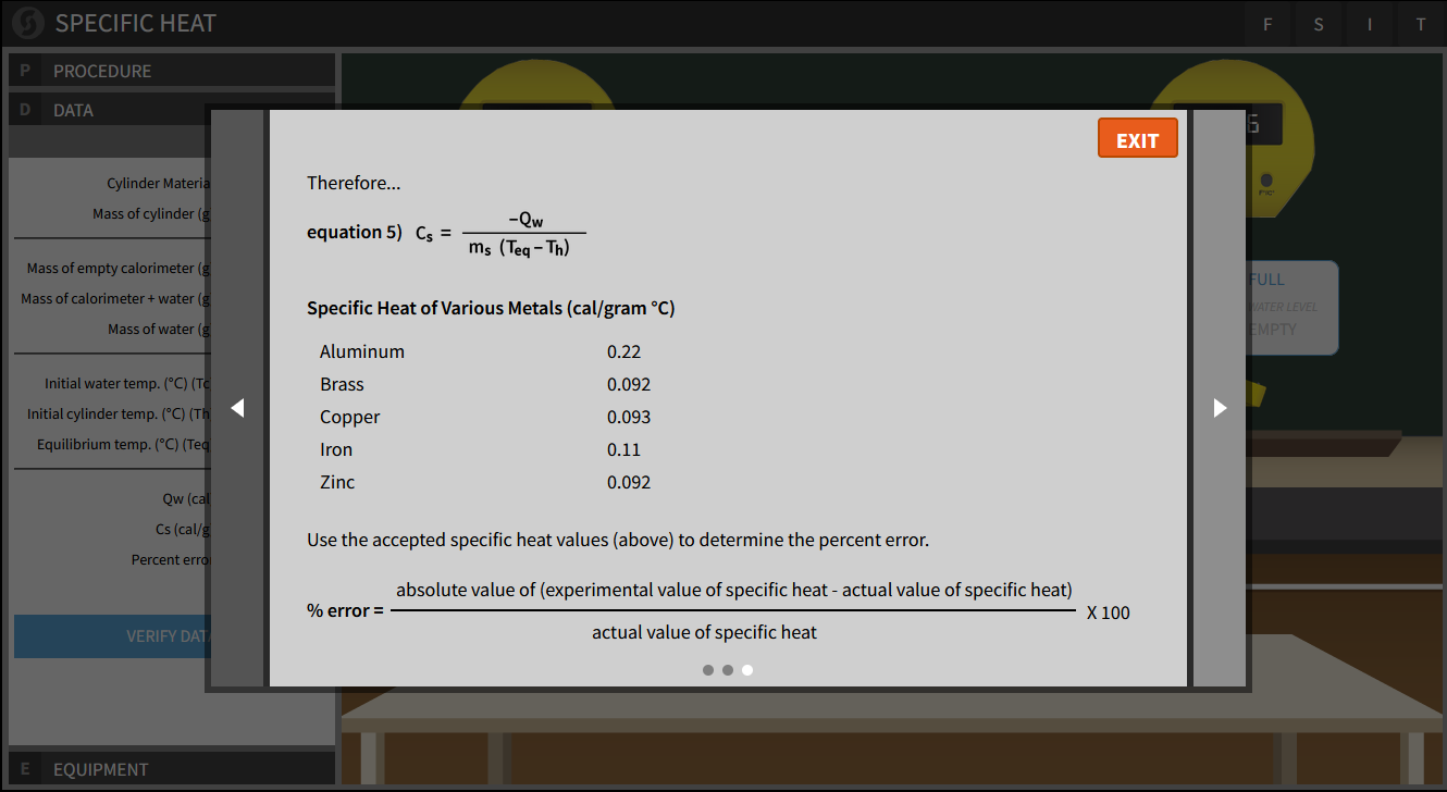 Solved I cannot seem to calculate the Cs(cal/g) or the | Chegg.com