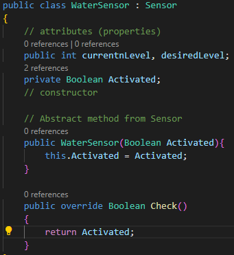 Solved I am getting an error on my methods after creating an | Chegg.com