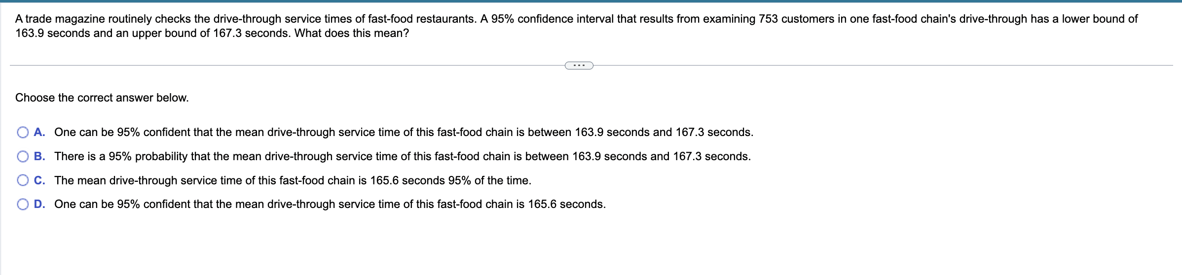 Solved Choose The Correct Answer Below. | Chegg.com