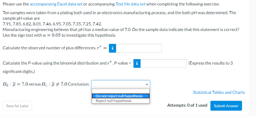 Solved Please Use The Accompanying Excel Data Set Or Acco Chegg Com