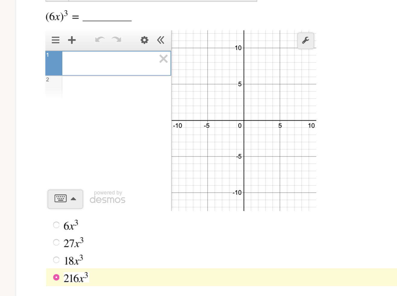 6x 2 (- 5 3x )= 10