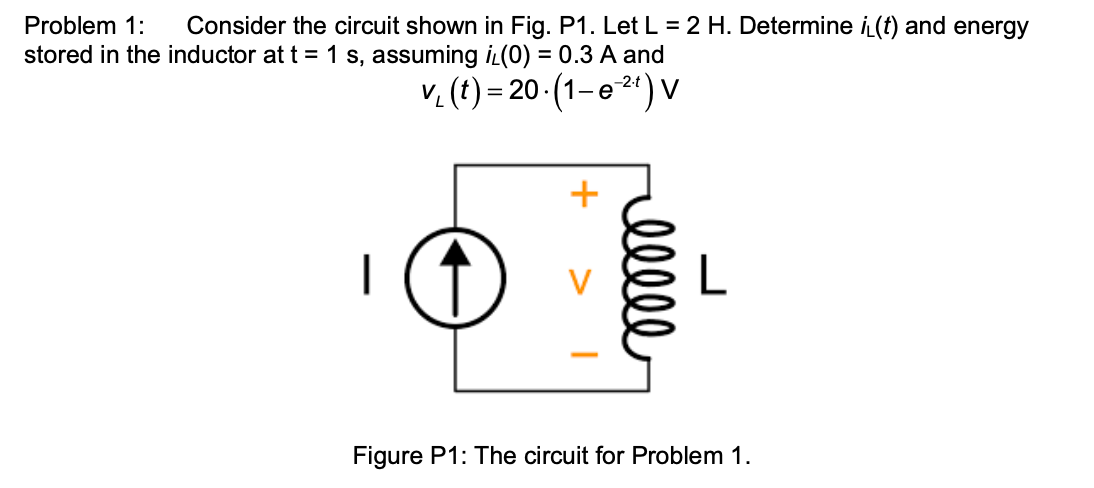 Solved Problem 1: , ﻿Consider the circuit shown in Fig. P1. | Chegg.com