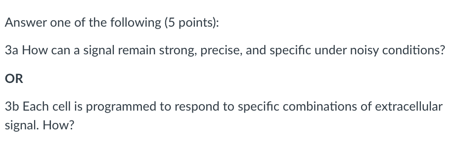 Solved Answer one of the following (5 points): 3a How can a | Chegg.com