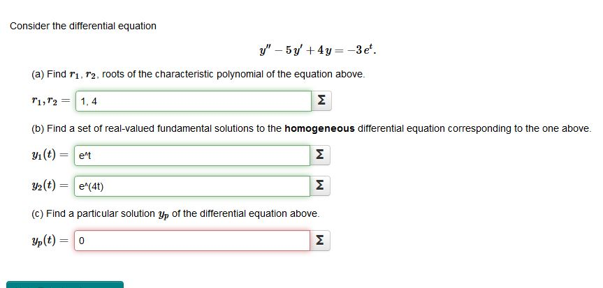 Solved Consider The Differential Equation Y 9y 18