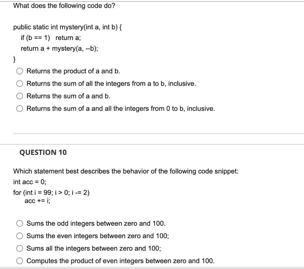 solved-what-does-the-following-code-do-public-static-int-chegg