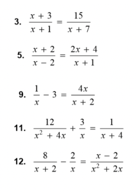 Solved For problems 3 and 5 solve the equation by | Chegg.com