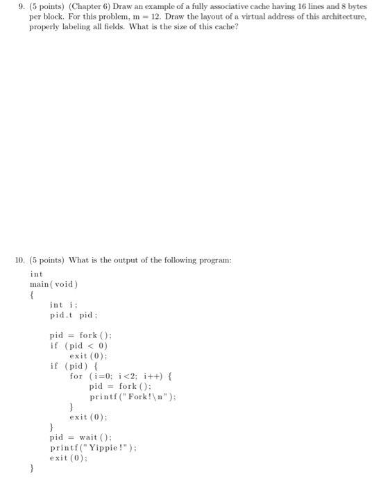 Solved 9. (5 points) (Chapter 6) Draw an example of a fully | Chegg.com