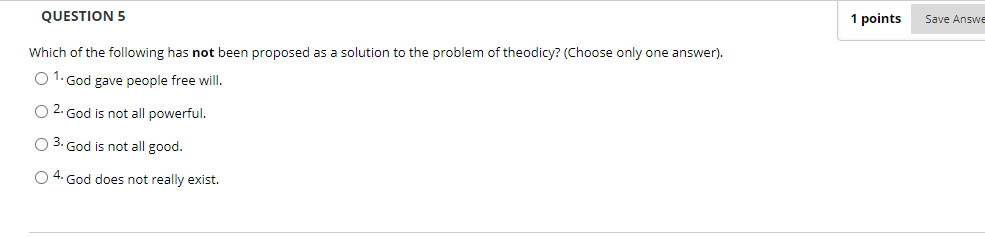Solved QUESTION 5 1 points Save Answe Which of the following | Chegg.com