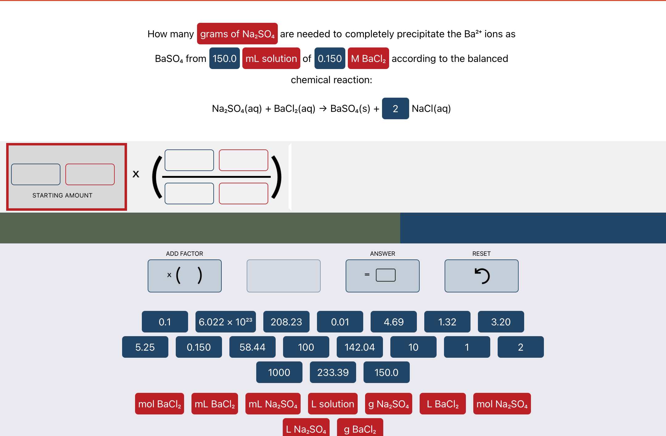 Solved How many BaSO4 from are needed to completely | Chegg.com