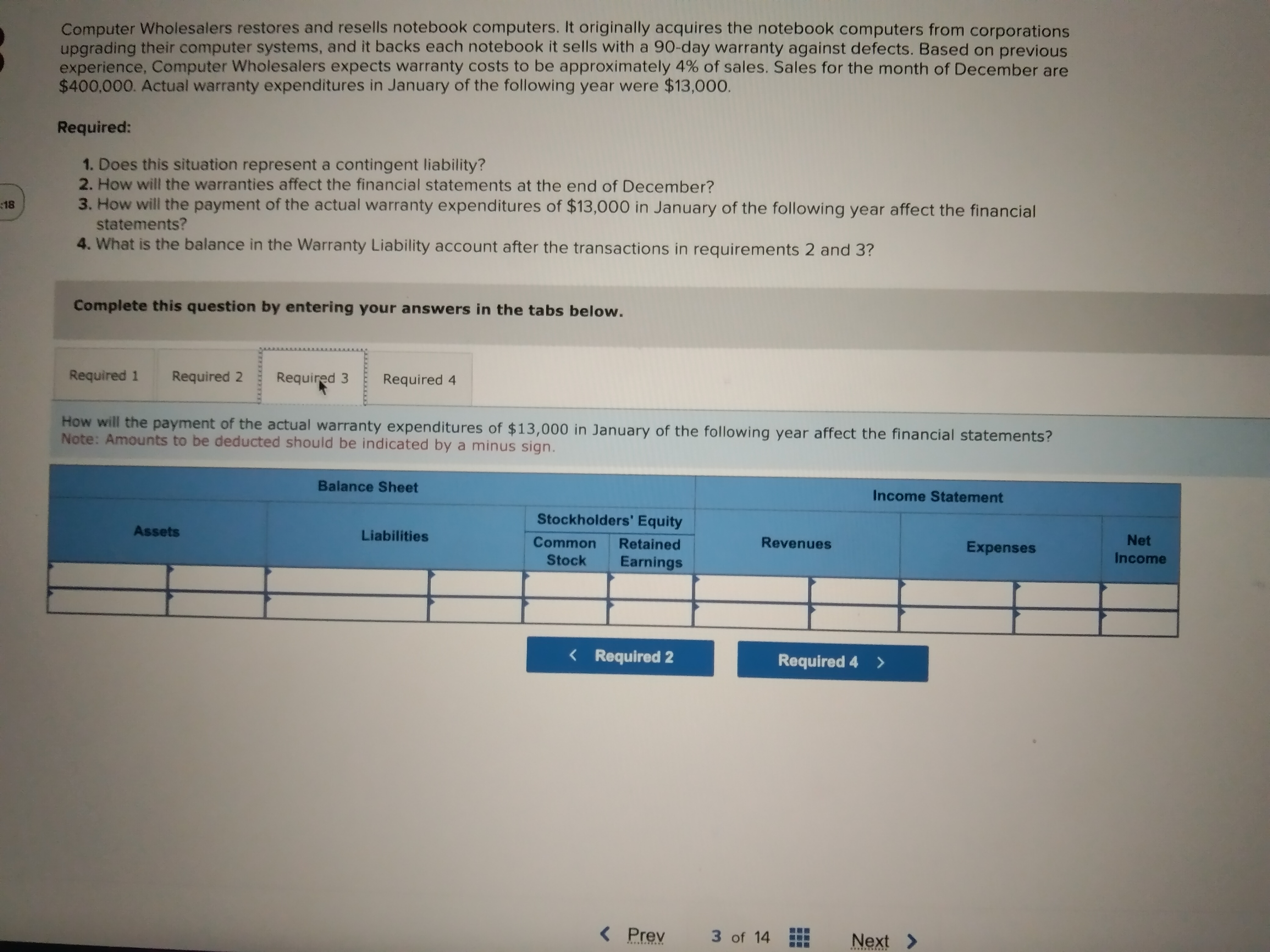 Solved Computer Wholesalers restores and resells notebook