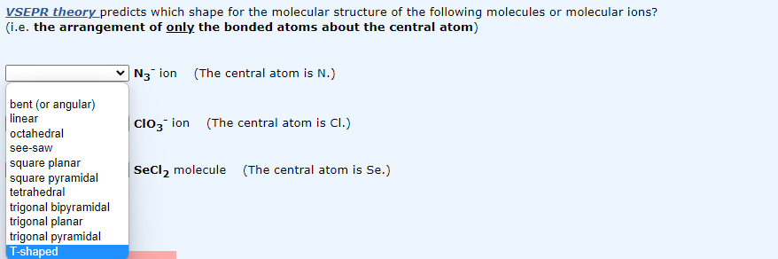 What will be the shape of ICl 2 among the following?A. BentB. Trigonal  planarC. LinearD. Trigonal bipyramidal